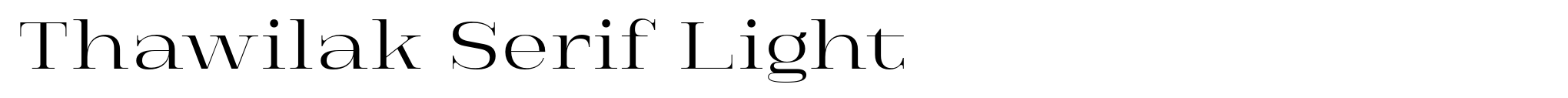 Thawilak Serif Light image